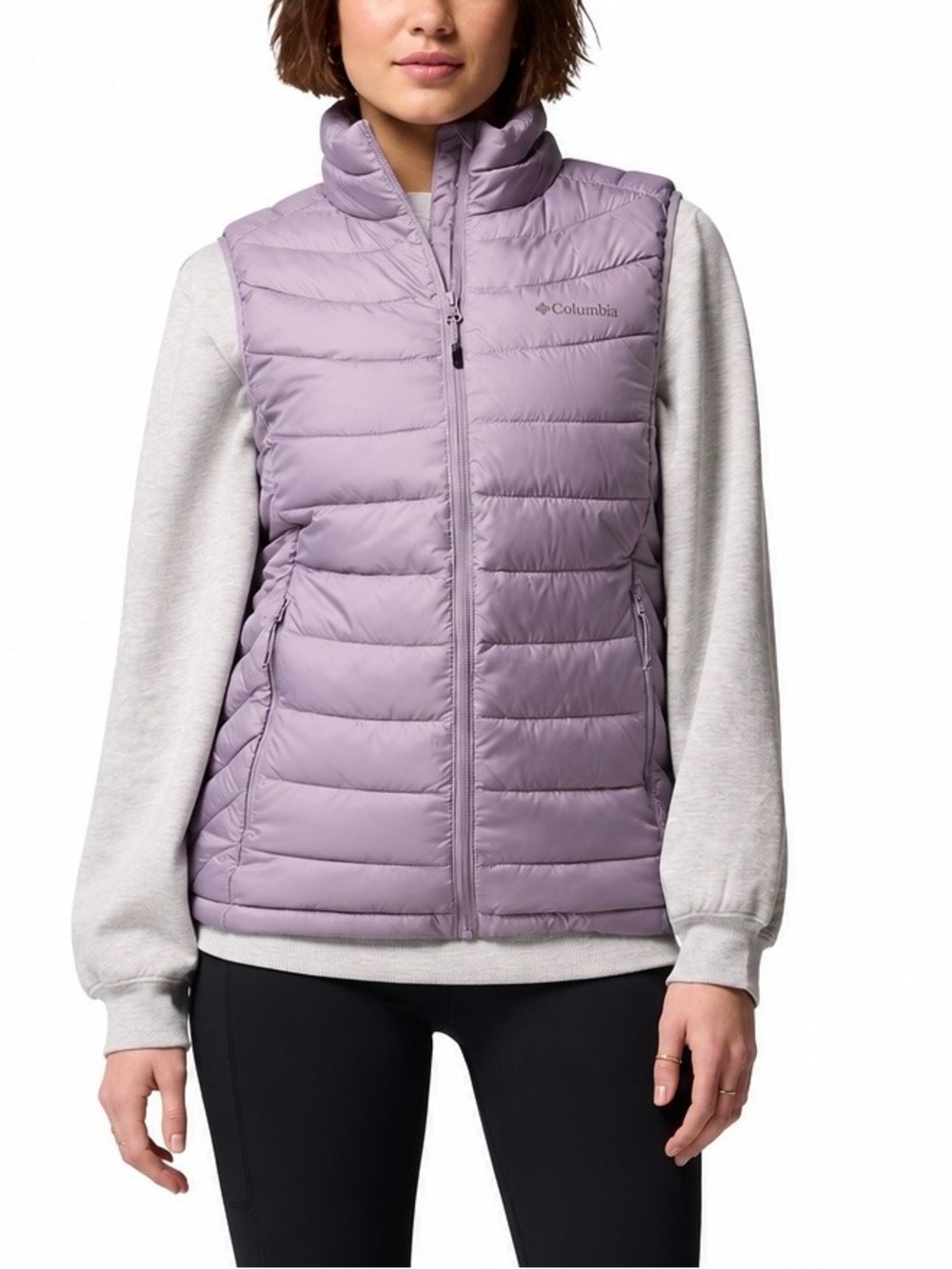 NWT $130 Columbia Women's Powder Lite II Insulated Vest Purple Small Active Fit